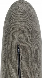 Beliani Narożnik sztruksowy lewostronny ciemnozielony SIMOS 9