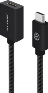 Kabel USB Alogic Alogic USB 3.2 Verlängerungskabel Typ C -C M/F      0,5m  sw 1