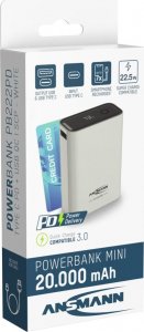 Powerbank Ansmann Ansmann Powerbank PRO 20.000 mAh USB-A+C Port 22,5W wh. 1700-0157 11
