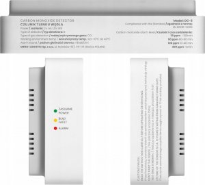 Orno ORNO CZUJNIK TLENKU WĘGLA 2xAA 10