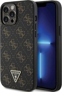 Guess Guess GUHCP14LPG4GPK iPhone 14 Pro 6.1" czarny/black hardcase 4G Triangle Metal Logo 1