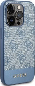 Guess GUHCP15LG4GLBL iPhone 15 Pro 6.1" niebieski/blue hardcase 4G Stripe Collection 15