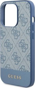 Guess GUHCP15LG4GLBL iPhone 15 Pro 6.1" niebieski/blue hardcase 4G Stripe Collection 17