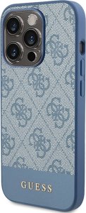 Guess GUHCP15LG4GLBL iPhone 15 Pro 6.1" niebieski/blue hardcase 4G Stripe Collection 2