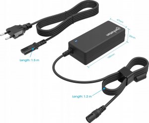 Zasilacz do laptopa Manhattan 60 W, Wiele wtyczek, 4 A, 20 V (180962) 5