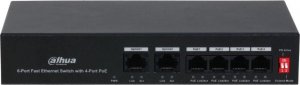 Switch Dahua Technology Switch niezarządzalny Dahua PFS3006-4ET-36 6x10/100Mbps (4x PoE 36W) 1