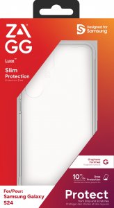 Zagg International ZAGG Cases Luxe - obudowa ochronna do Samsung S24 (Clear) 5