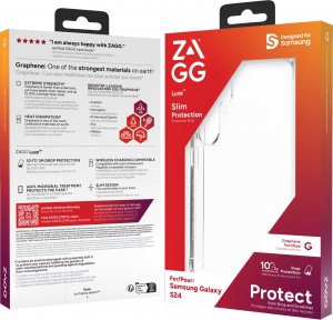 Zagg International ZAGG Cases Luxe - obudowa ochronna do Samsung S24 (Clear) 6