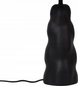 Lampa stołowa Beliani Lampa stołowa ceramiczna czarna VILAR 7