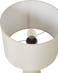 Lampa stołowa Beliani Lampa stołowa ceramiczna beżowa VILAR 11
