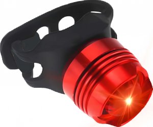 Alogy Lampka rowerowa tylna na tył roweru oświetlenie LED światełko światło tylnie czerwona aluminiowa wodoodporna IPX4 50lm Alogy 4