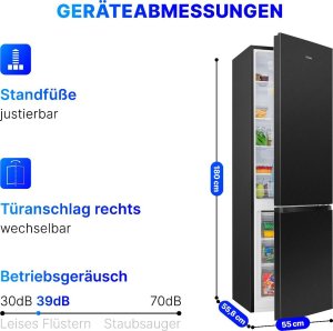 Lodówka Bomann KG 7353 ix-Look black 6