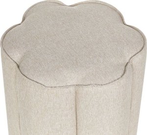 Beliani Puf lniany 39 x 34 cm beżowy TAPPEN 3