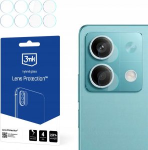 3MK Szkło hybrydowe na obiektyw aparatu 3MK Lens Protect Xiaomi Redmi Note 13 5G [4 PACK] 1