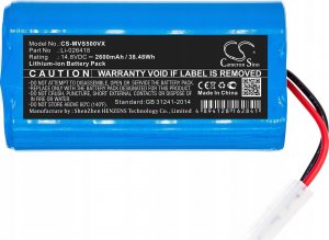 Cameron Sino Akumulator Bateria Typ Li-026418 Do Flyco Bobsweep Panasonic Xiaomi G1 Mi Robot Mi-g1 Spinwave Puppy Myvacbot / Cs-mvs500vx 3