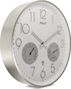 Radiobudzik Mebus Mebus 12989 radio wall clock with Thermo-Hygrometer 2