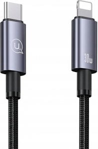 Kabel USB Usams USAMS Kabel USB-C na Lightning 30W 0,25m Fast Charging stalowy/tarnish SJ679USB01 (US-SJ679) 1