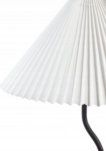 Lampa podłogowa Beliani Lampa podłogowa metalowa czarna z białym JIKAWO 5