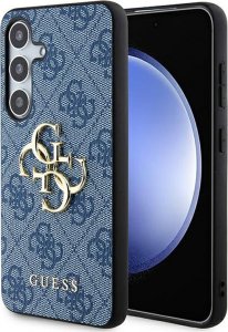 Guess Etui Guess GUHCS24S4GMGBL Samsung Galaxy S24 hardcase 4G Big Metal Logo niebieski/blue 1