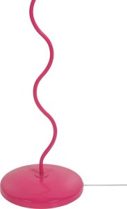 Lampa podłogowa Beliani Lampa podłogowa metalowa różowa z białym JIKAWO 6