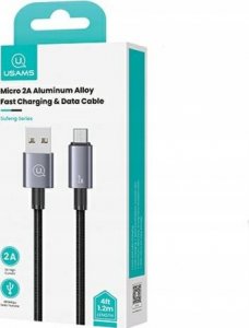 Kabel USB Usams USB-A - microUSB 1.2 m Czarny (USA1050) 9