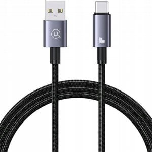 Kabel USB Usams Kabel USAMS US-SJ663 USB-A / USB-C 3A 1,2m Fast Charging stalowy/tarnish 1