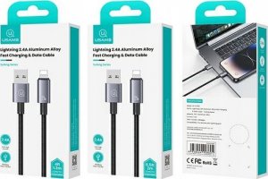 Kabel USB Usams USB-A - Lightning 2 m Czarny (USA1049) 3