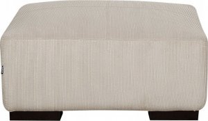 Beliani Otomana sztruksowa beżowa LUNGO 4