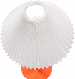 Lampa stołowa Beliani Lampa stołowa metalowa pomarańczowa ALWERO 5