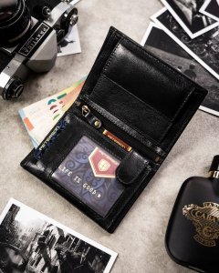 Peterson Zestaw Prezentowy: Pionowy, Skórzany Portfel Męski I Brelok 12