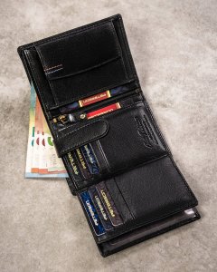 Peterson Zestaw Prezentowy: Pionowy, Skórzany Portfel Męski I Brelok 21