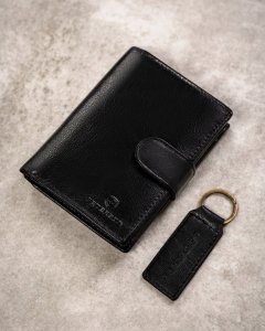 Peterson Zestaw Prezentowy: Pionowy, Skórzany Portfel Męski I Brelok 3