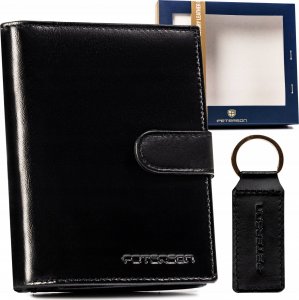 Peterson Zestaw Prezentowy: Pionowy, Skórzany Portfel Męski I Brelok 10