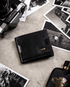 Peterson Zestaw Prezentowy: Skórzany Portfel Męski, Etui I Brelok 5