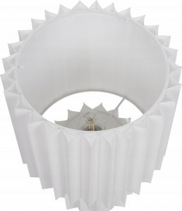 Lampa stołowa Beliani Lampa stołowa lniana biała ALFEIOS 6