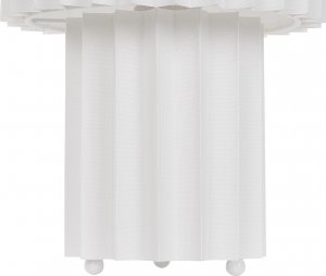 Lampa stołowa Beliani Lampa stołowa lniana biała ALFEIOS 8