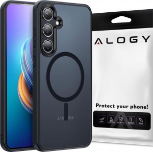 Alogy Etui do Samsung Galaxy S24 obudowa Mag Safe Case pokrowiec plecki na telefon MagMat matowe czarne 14