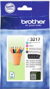 Tusz Brother Brother Tusz LC3217VAL CMYK 4 x 550str 1