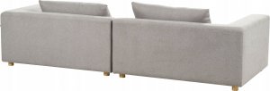 Beliani Sofa 3-osobowa jasnoszara LERMON 5