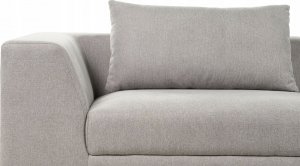 Beliani Sofa 3-osobowa jasnoszara LERMON 6