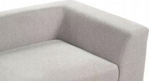 Beliani Sofa 3-osobowa jasnoszara LERMON 8