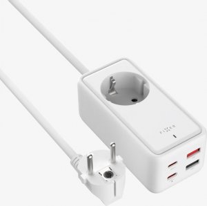 Ładowarka Fixed Listwa ładująca GaN III - 2xUSB-C/2xUSB, 3m, PD 65W, biała 5