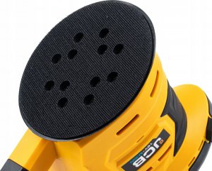 Szlifierka JCB SZLIFIERKA MIMOŚRODOWA 18V 125mm 1x2,0Ah TORBA 5