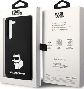 Karl Lagerfeld Etui Karl Lagerfeld KLHCS24MSNCHBCK Samsung Galaxy S24+ Plus hardcase Silicone Choupette czarny/black 12