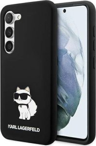 Karl Lagerfeld Etui Karl Lagerfeld KLHCS24MSNCHBCK Samsung Galaxy S24+ Plus hardcase Silicone Choupette czarny/black 13