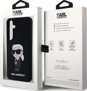 Karl Lagerfeld Etui Karl Lagerfeld KLHCS24MSNIKBCK Samsung Galaxy S24+ Plus hardcase Silicone Ikonik czarny/black 12