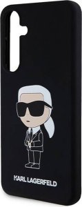 Karl Lagerfeld Etui Karl Lagerfeld KLHCS24MSNIKBCK Samsung Galaxy S24+ Plus hardcase Silicone Ikonik czarny/black 18