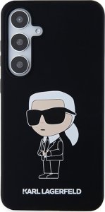 Karl Lagerfeld Etui Karl Lagerfeld KLHCS24MSNIKBCK Samsung Galaxy S24+ Plus hardcase Silicone Ikonik czarny/black 3