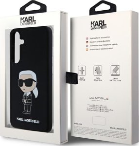 Karl Lagerfeld Etui Karl Lagerfeld KLHCS24MSNIKBCK Samsung Galaxy S24+ Plus hardcase Silicone Ikonik czarny/black 8