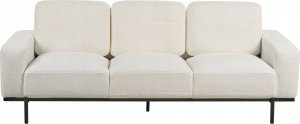 Beliani Sofa 3-osobowa boucle biała SOVIK 4